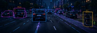 Road collection scene